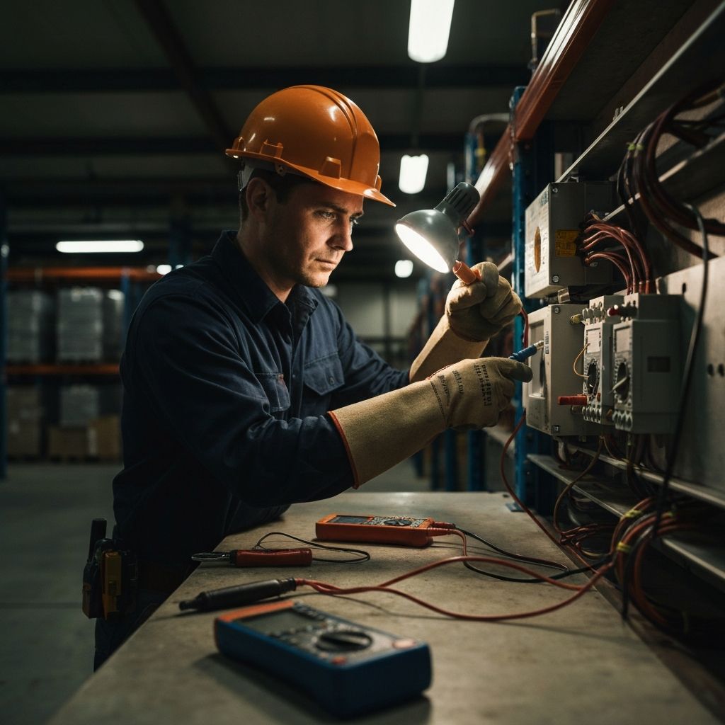 Professional electrical repair work