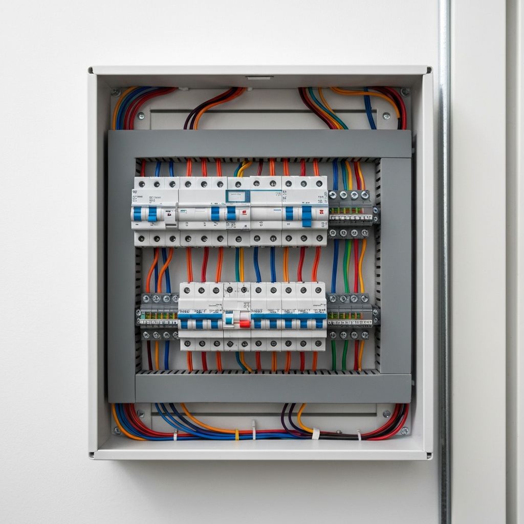 Professional electrical consumer unit installation